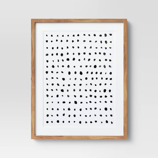 24" x 30" Dots Framed Under Glass with Mat - Project 62™ | Target