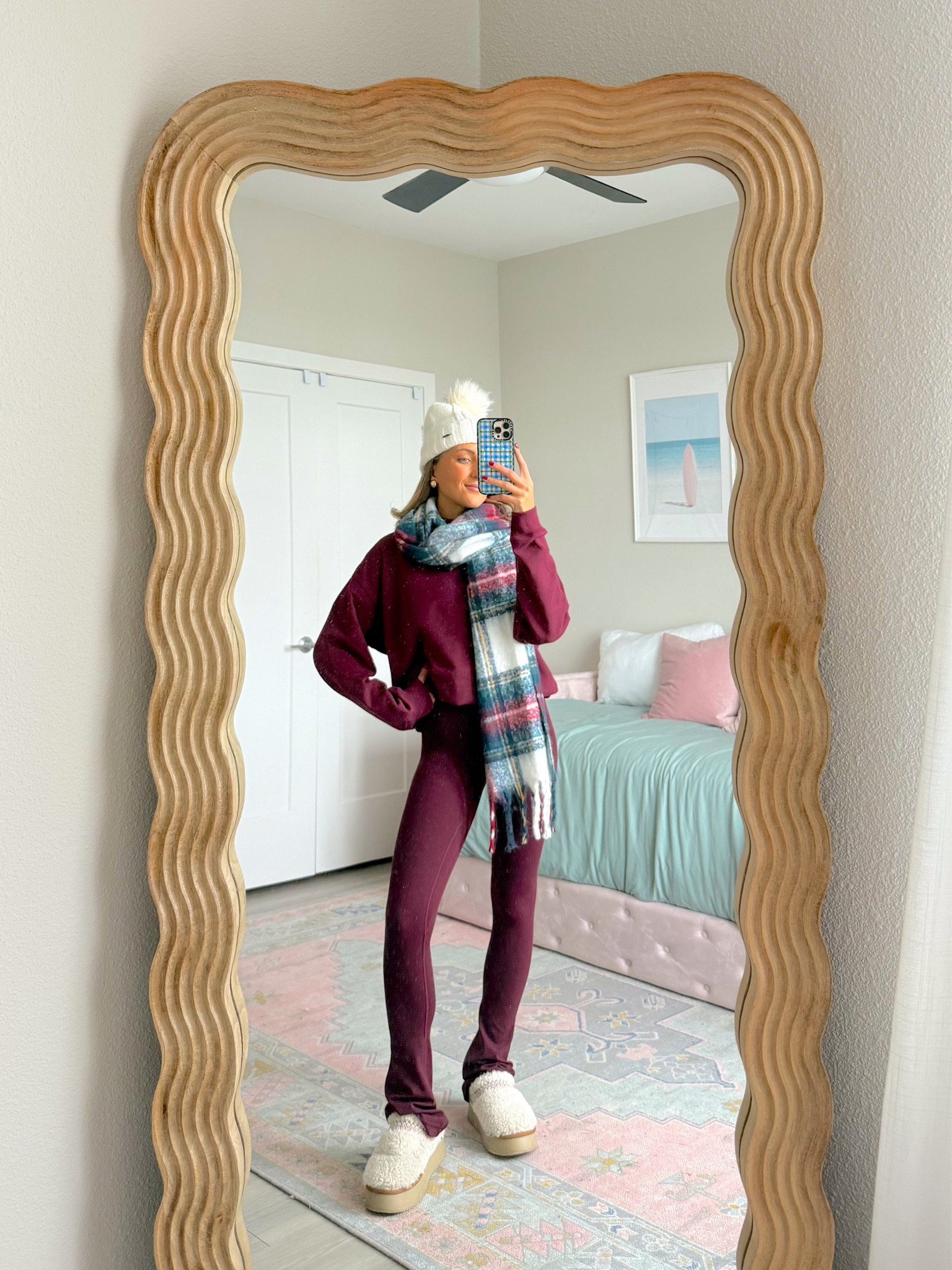 Wearing the cutest cozy outfit for winter from Hollister. Size small in the mock neck sweatshirt ❤️🎄

#LTKHoliday #LTKootd