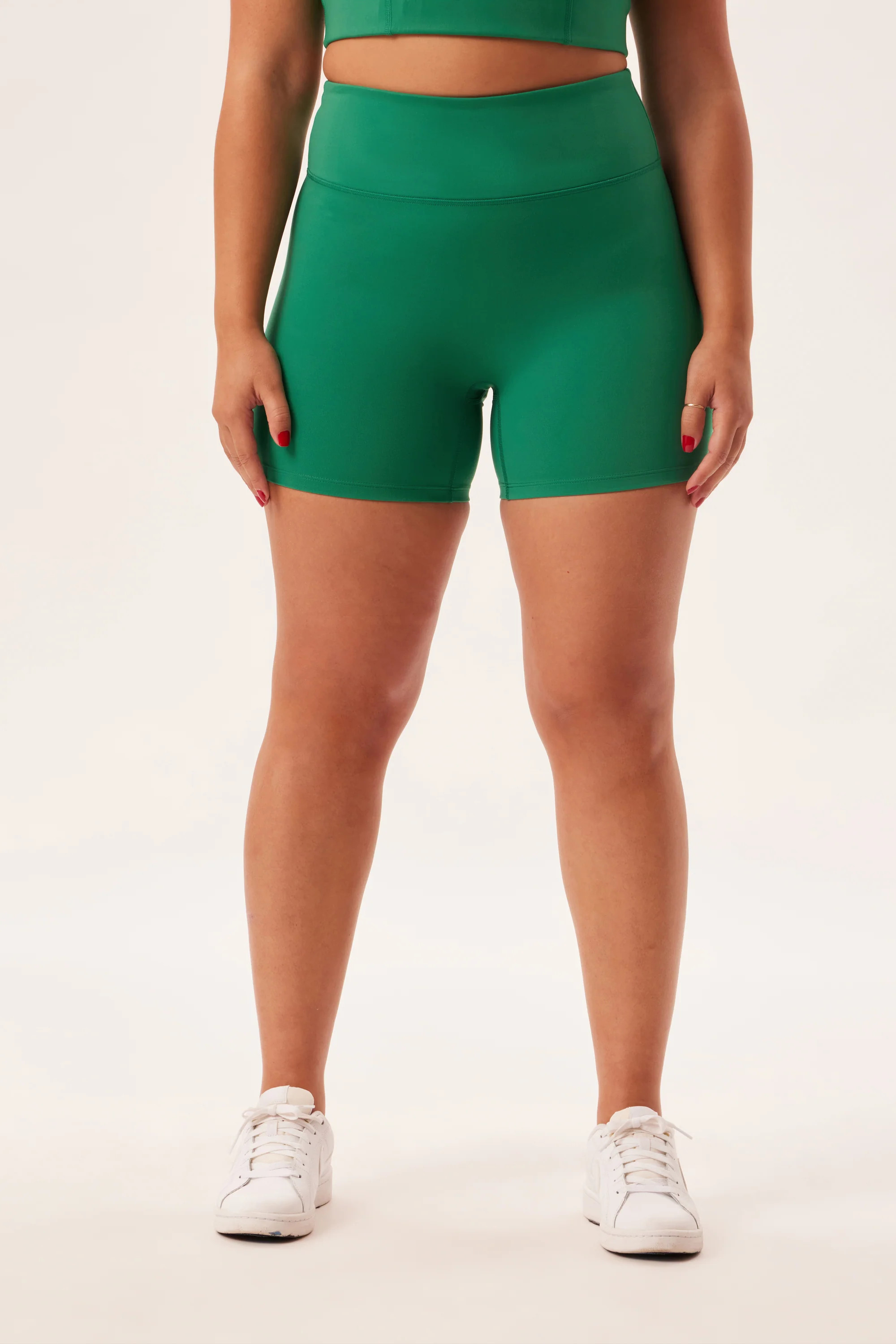 Emerald Luxe High-Rise Run Short | Girlfriend Collective