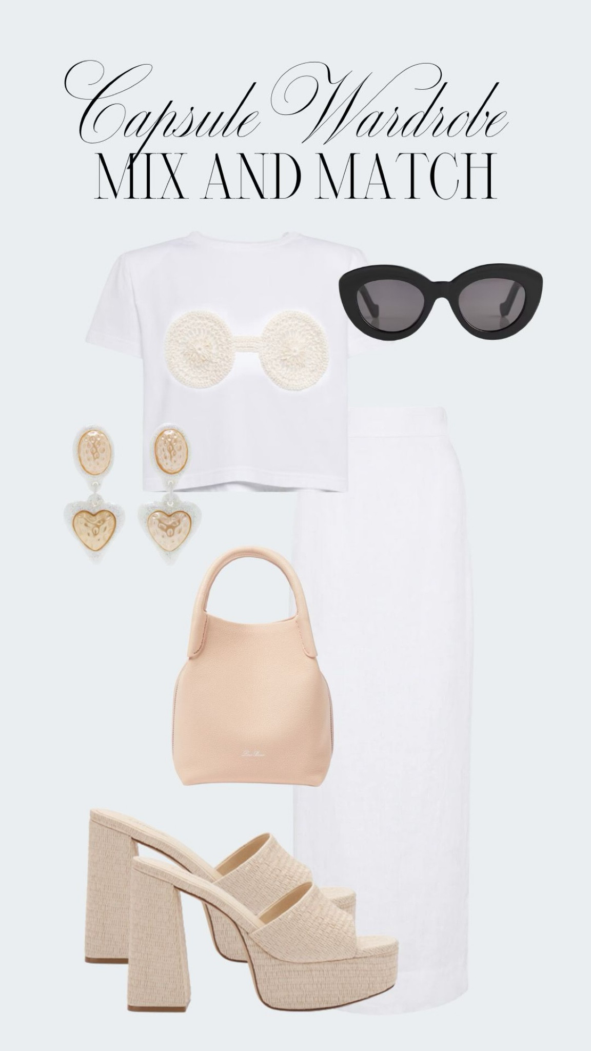 The perfect outfit made from the Capsule Collection. This POSSE skirt is a favorite because it can be dressed up or down to go with anything!