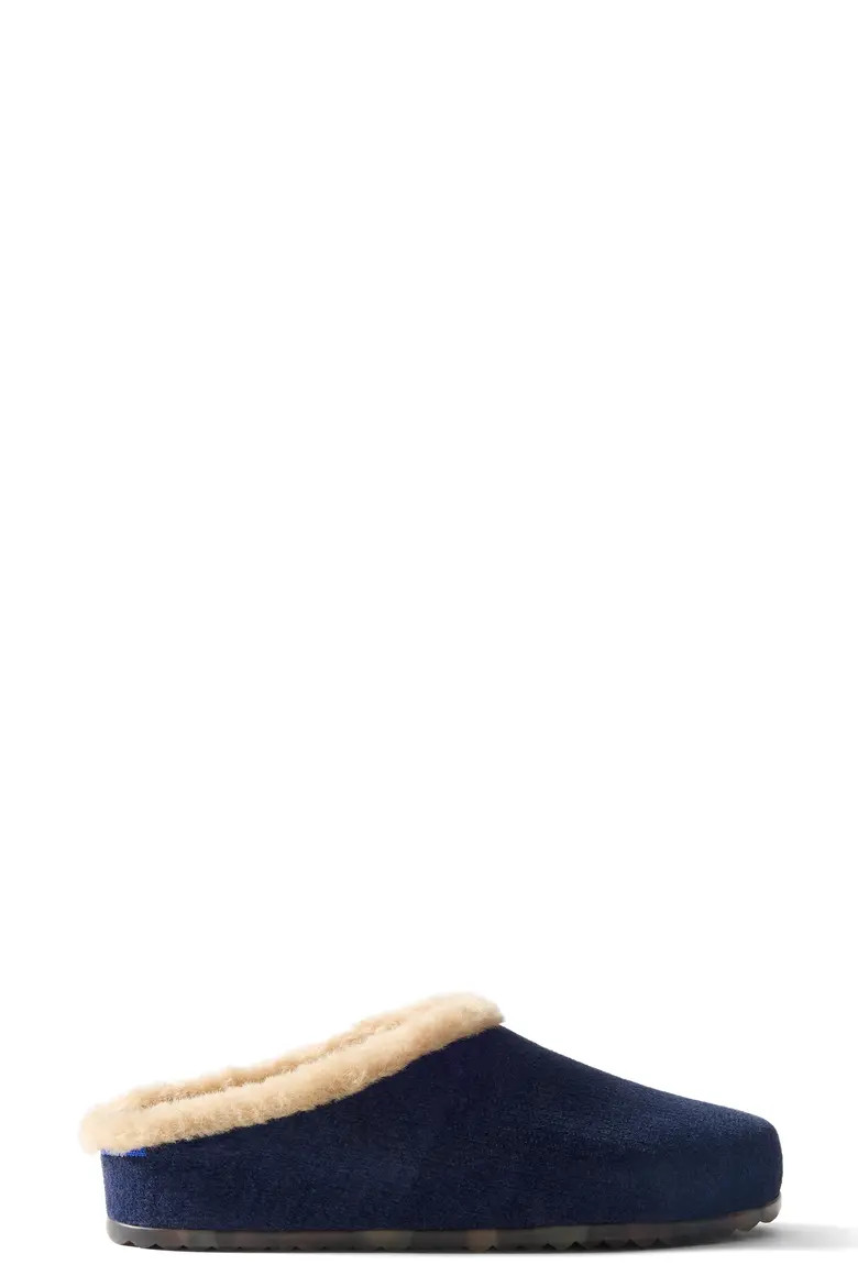 Rothy's The Revelvet Après Faux Fur Lined Clog in Revelvet Cinnamon at Nordstrom, Size 5 | Nordstrom