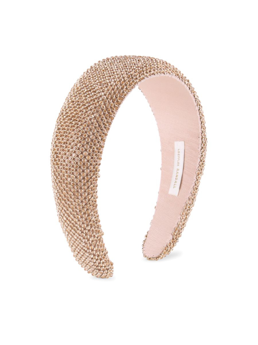 Crystal-Embellished Oversized Headband | Saks Fifth Avenue