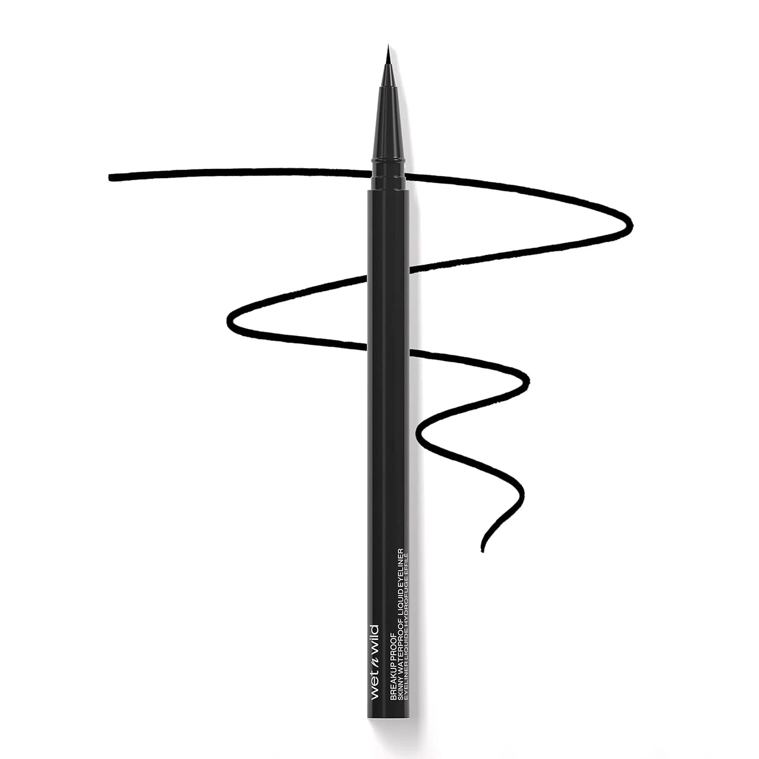 Wet n Wild Breakup Proof Skinny Waterproof Liquid Eyeliner Pencil, Ultra Black | Walmart (US)