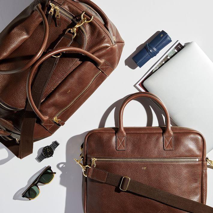 Harvey Leather Overnighter | Mark and Graham