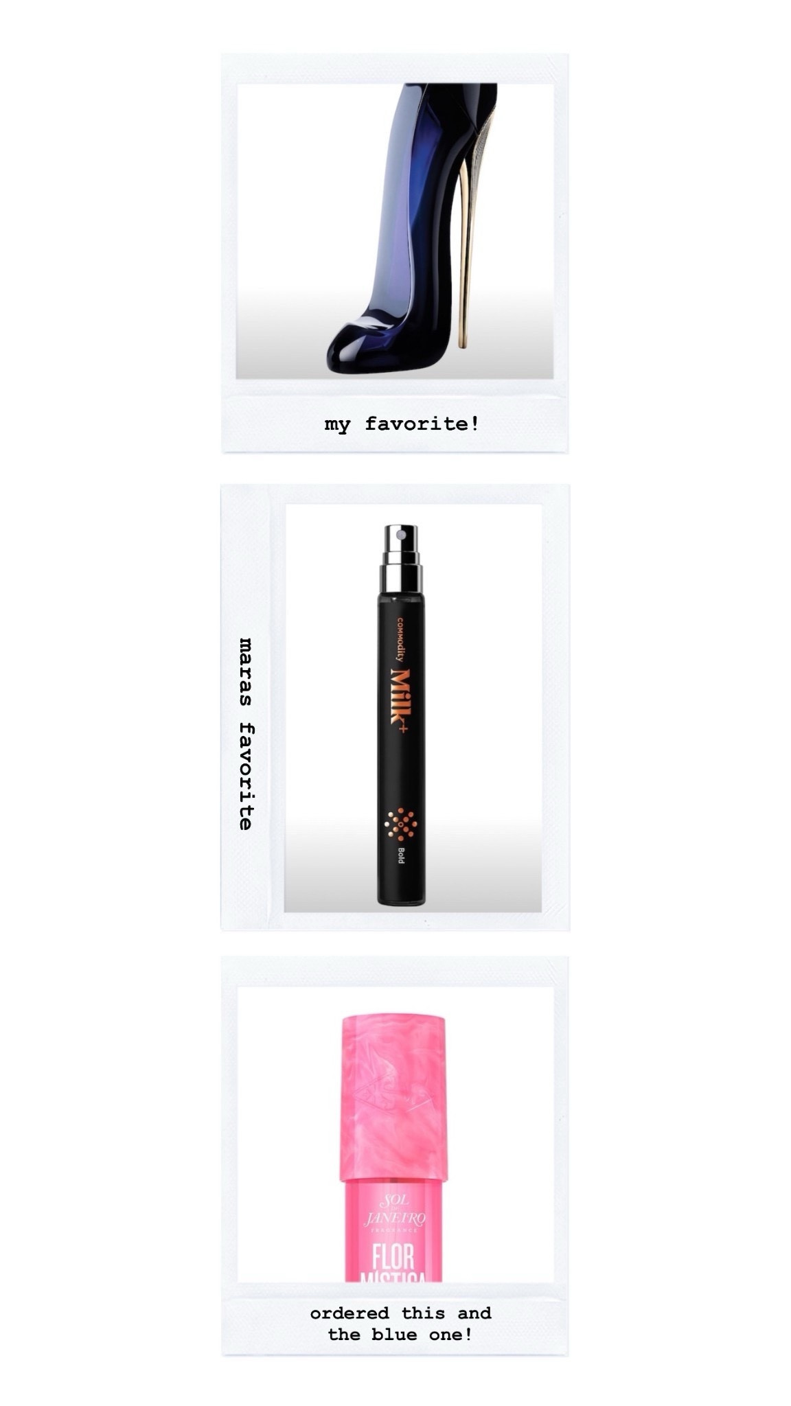 Our favorite perfumes and I ordered the new pink and blue sol de Janerio

#LTKSaleAlert #LTKBeauty #LTKFindsUnder100
