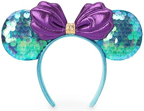 Disney Parks Exclusive - Minnie Mickey Ears Headband - Ariel The Little Mermaid | Amazon (US)