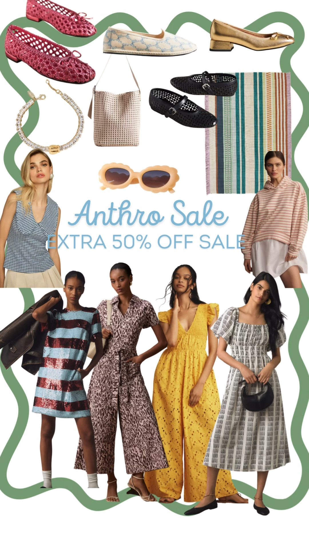 Extra 50% off at Anthropologie! 

#LTKFindsUnder100 #LTKSaleAlert