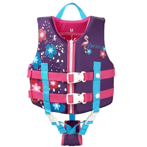 Zeraty Toddler Swim Vest Neoprene Kids Float Jacket Swimming Aid for Children Girls and Boys 36-40-50-60-70-88Lbs with Dual Adjustable Safety Straps | Amazon (US)