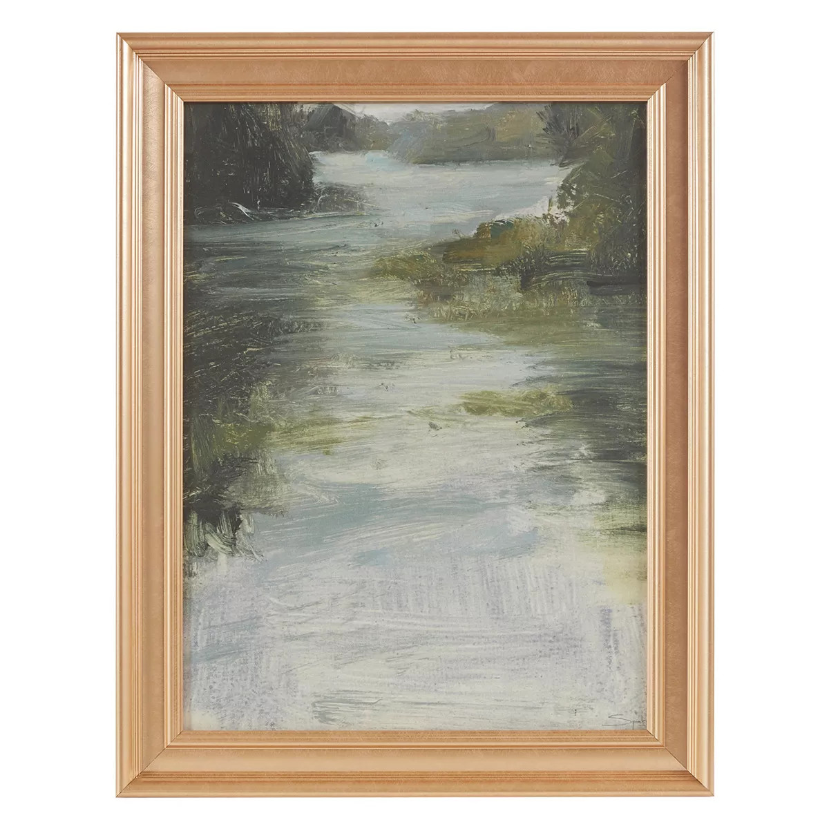 Martha Stewart Estuary Landscape Framed Wall Art | Kohl's