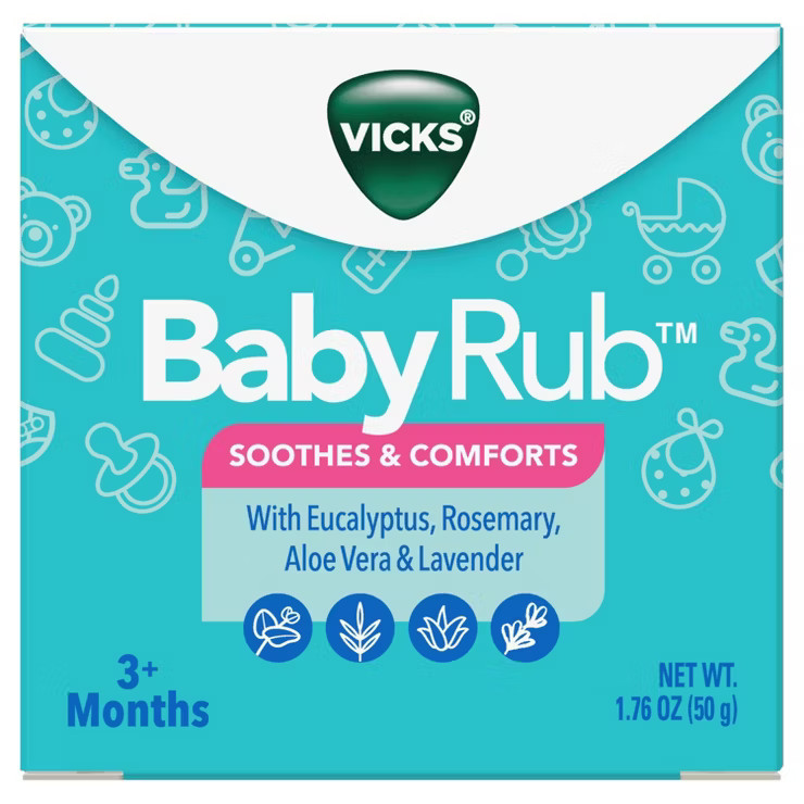 Vicks BabyRub Chest Rub Soothing Ointment - 1.76oz | Target