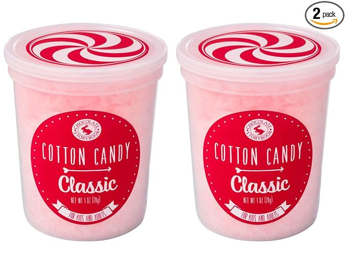 Classic Pink Gourmet Flavored Cotton Candy (2 Pack) – Unique Idea for Holidays, Birthdays, Gag ... | Amazon (US)