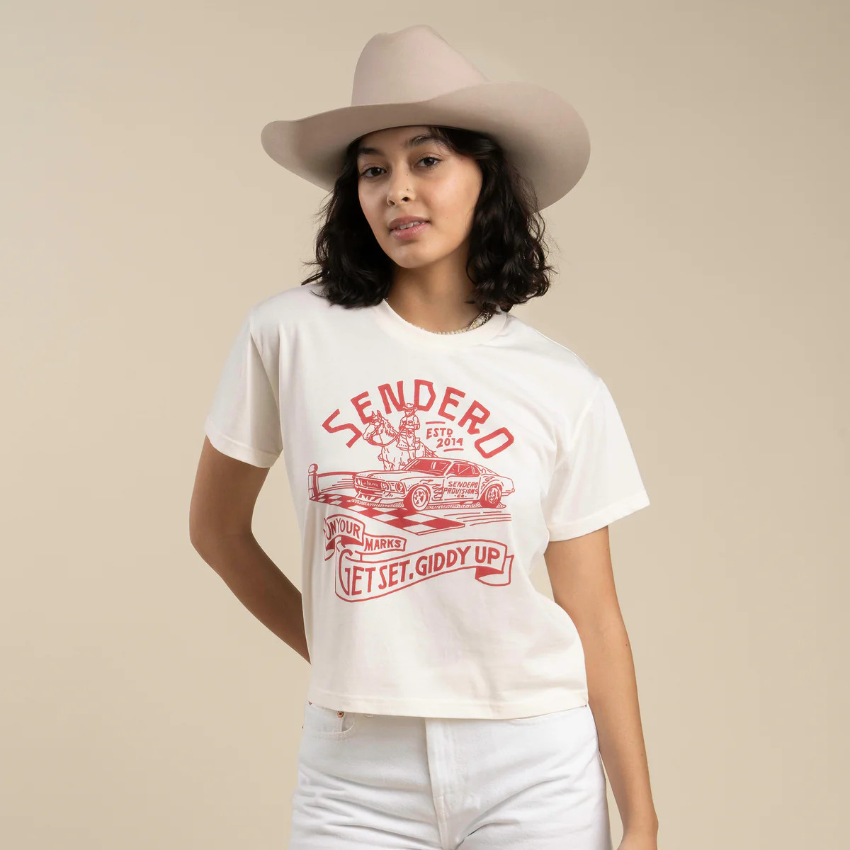 Giddy Up Boxy Tee | Sendero Provisions Co.