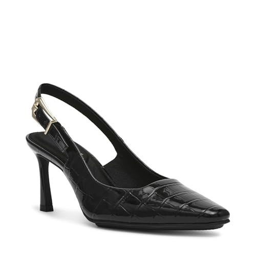 Anne Klein Women's Ritzy Pump, Black Croc, 9.5 | Amazon (UK)