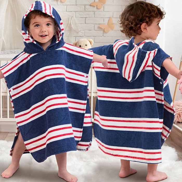 VOOVA & MOVAS Hooded Baby Towel, Oversized (2-4Years,21"X21") Made from 100% Soft Cotton,Absorben... | Amazon (US)