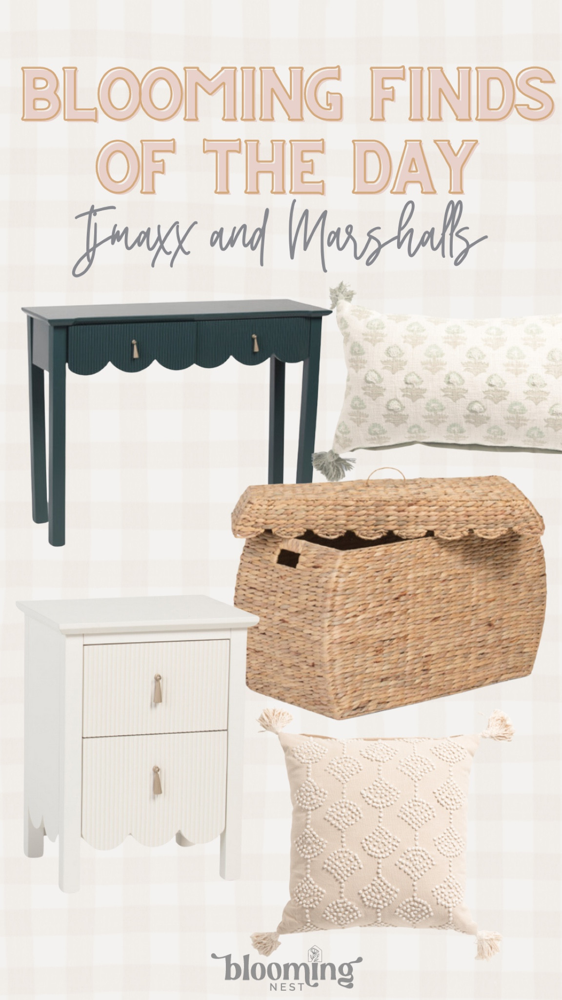 Great finds! Marshalls TjMaxx

THEBLOOMINGNEST furniture pillows desk bedside table storage scallop 

#LTKStyleTip #LTKHome #LTKKids
