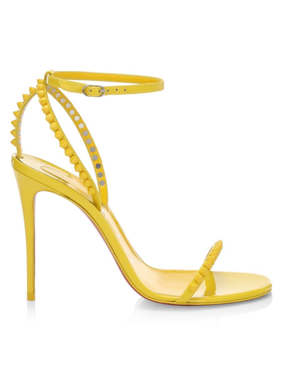 So Me Spike 100 Patent Leather Sandals | Saks Fifth Avenue