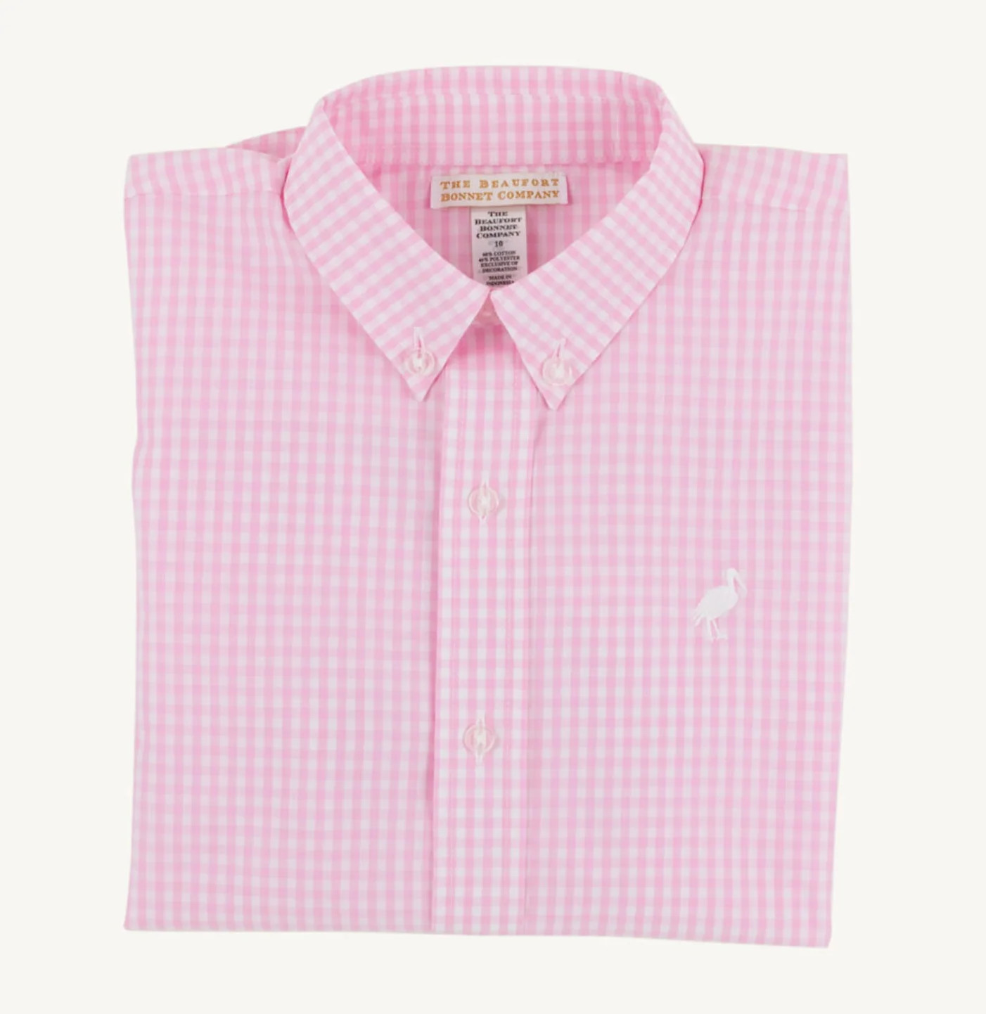 Dean's List Dress Shirt -  Pink Greenbriar Gingham | The Horseshoe Crab