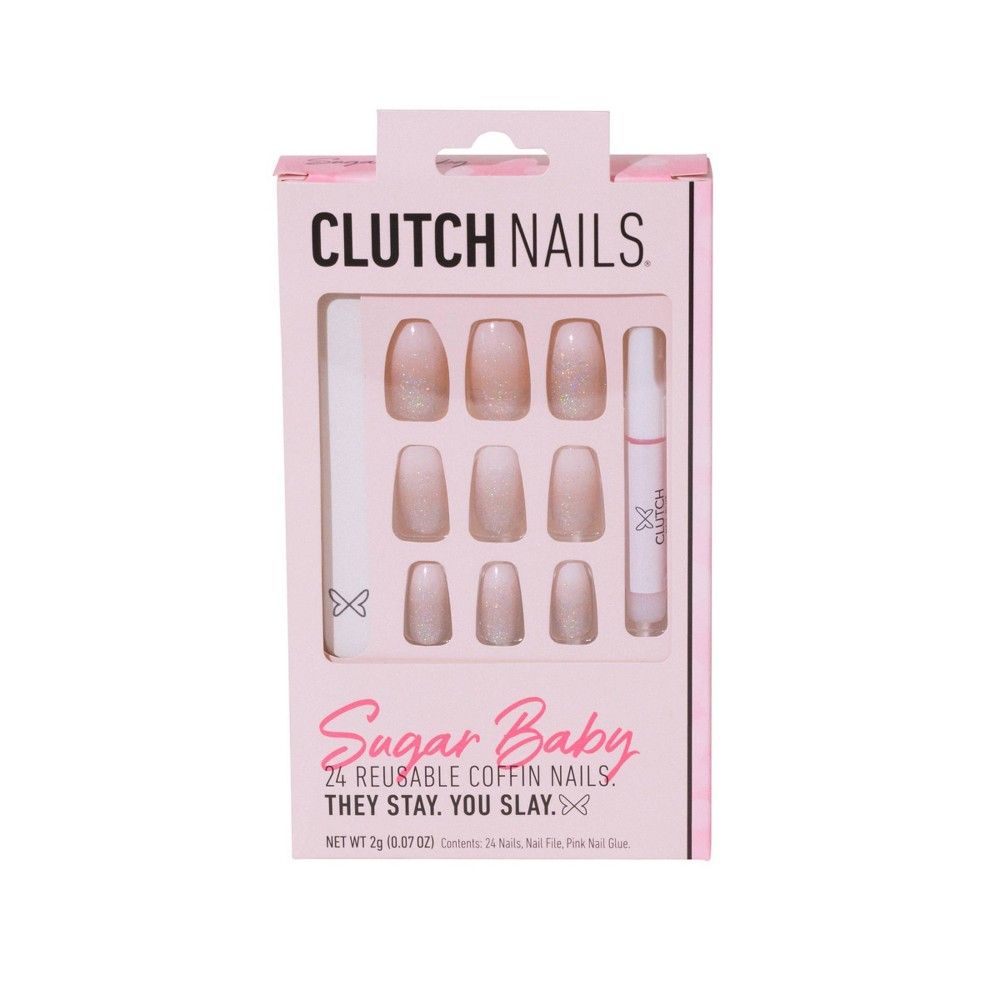 Clutch Nails - Press On Nails - Sugar Baby | Target