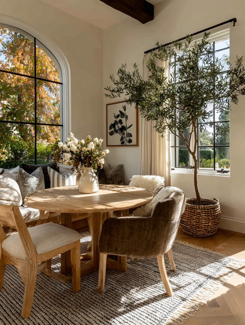 Want your dining space to feel like a warm Italian escape without leaving home?

An oversized olive tree instantly creates that relaxed Tuscan-inspired atmosphere modern homes are embracing right now. There’s something about olive trees that feels timeless, elegant, and effortlessly European at the same time. They soften the room, bring movement into the space, and make the entire dining area feel more lived-in and intentional.

And honestly, this is why statement indoor trees are becoming such an important part of modern home decor. They add height, texture, warmth, and natural energy in a way smaller decor pieces simply cannot.

An olive tree works especially beautifully beside a dining table because it creates that feeling of gathering, slowing down, and living beautifully. Pair it with warm wood furniture, soft neutral fabrics, textured baskets, linen curtains, and earthy ceramics for that understated Italian-inspired aesthetic people instantly fall in love with.

The key is to let the tree breathe. Give it enough visual space so it feels sculptural and calming rather than crowded.

And yes… a beautiful bottle of wine nearby certainly completes the mood.

We’ve curated a wide selection of oversized olive trees and statement indoor plants in different heights and planter styles so you can create your own Tuscany-inspired dining corner at home.

#HomeDecor #OliveTree #TuscanStyle #ElegantAndDriven 

 #LTKHome