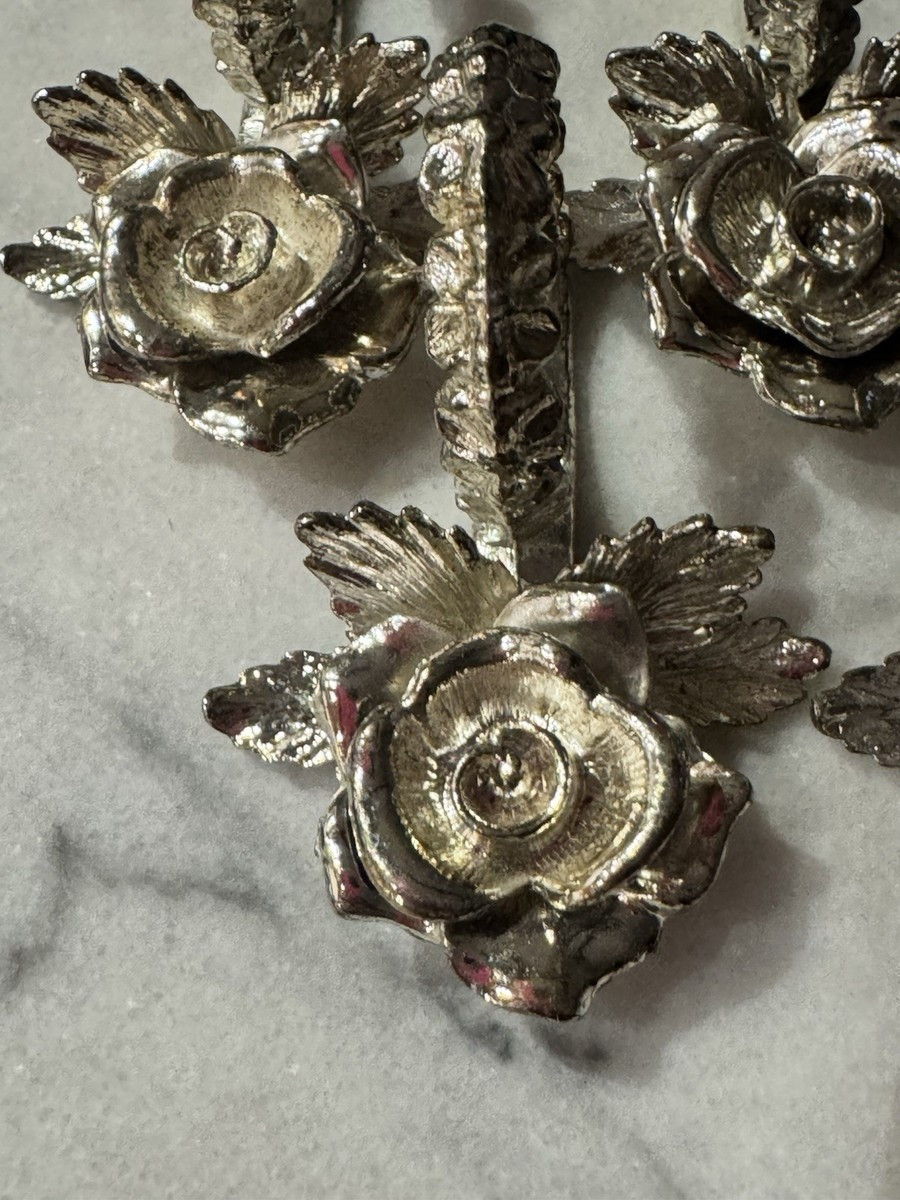 Vintage Set Of 4 Princess House Napkin Rings Silver Plated Victoria Rose Design | eBay | eBay US