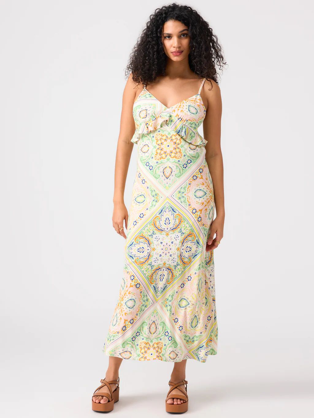 Spring Favorite Slip Dress Scarf Paisley | Sanctuary Clothing
