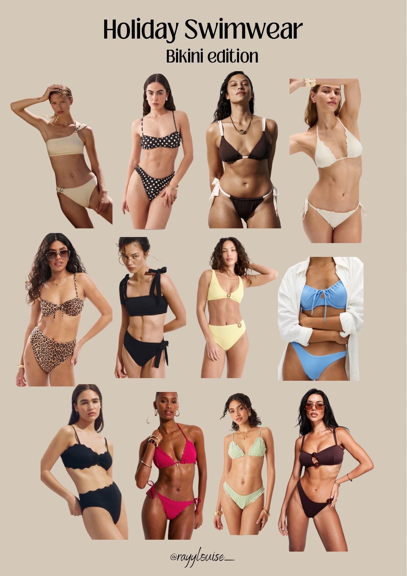 Holiday swimwear- bikini edition 👙

#LTKeurope #LTKuk #LTKswimwear