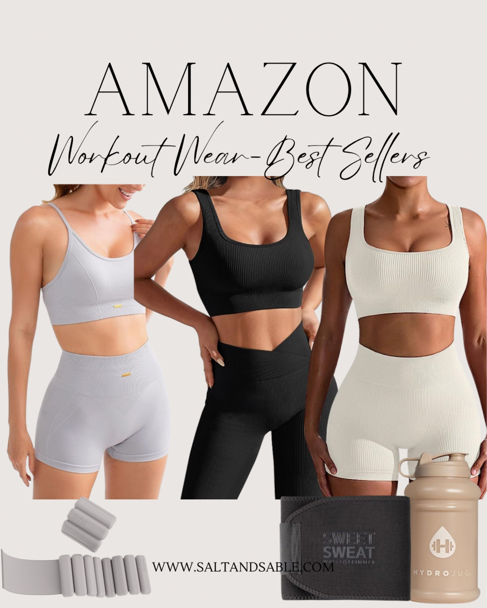 Amazon workout wear for women, best sellers. 

#amazonfitness
#workoutgear
#workoutsets
#balaweights
#topsandbottoms
#hydrojug

#LTKFind #LTKFitness #LTKunder100