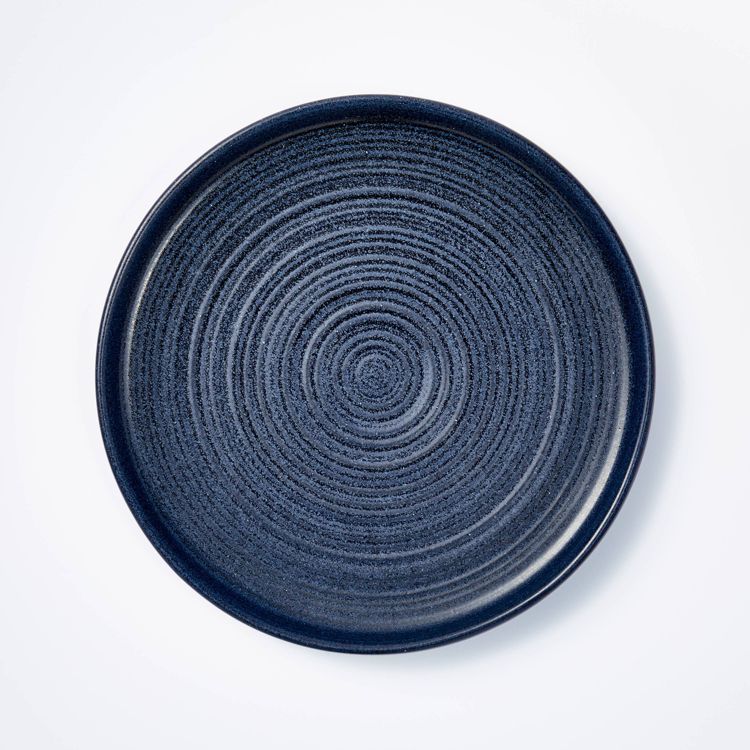 10.6" 4pk Stoneware Glazed Dinner Plates Blue - Threshold™ designed with Studio McGee | Target