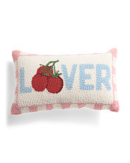 12x20 Tomato Lover Hooked Pillow | Throw Pillows | Marshalls | Marshalls