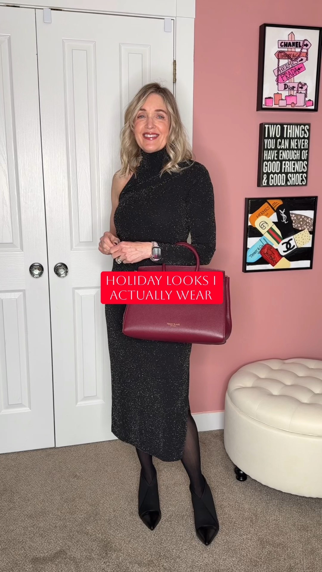 Two holiday party outfits I’d actually wear.

Gibsonlook one shoulder shimmer midi dress size XS.
Believe crewneck sweater.
Anthropologie Maeve red Colette pants size 25.
Teddy Blake burgundy handbag.

Holiday party outfits I’d, Christmas party outfit, mom looks, affordable holiday outfit, Christmas outfit, fashion over 40


#LTKFindsUnder100 #LTKHoliday #LTKootd