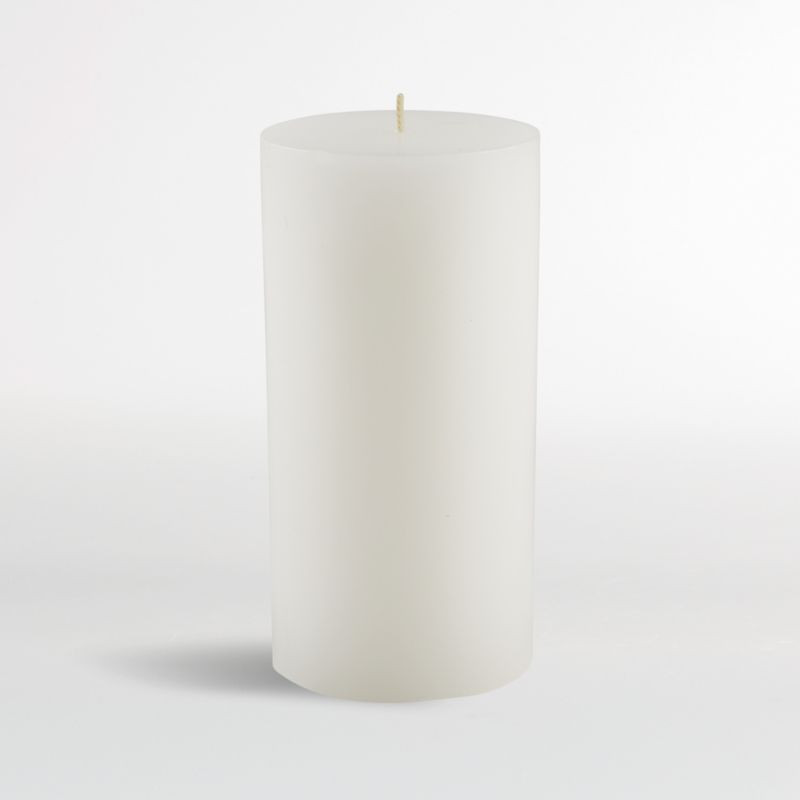 3"x6" White Pillar Candle + Reviews | Crate & Barrel | Crate & Barrel