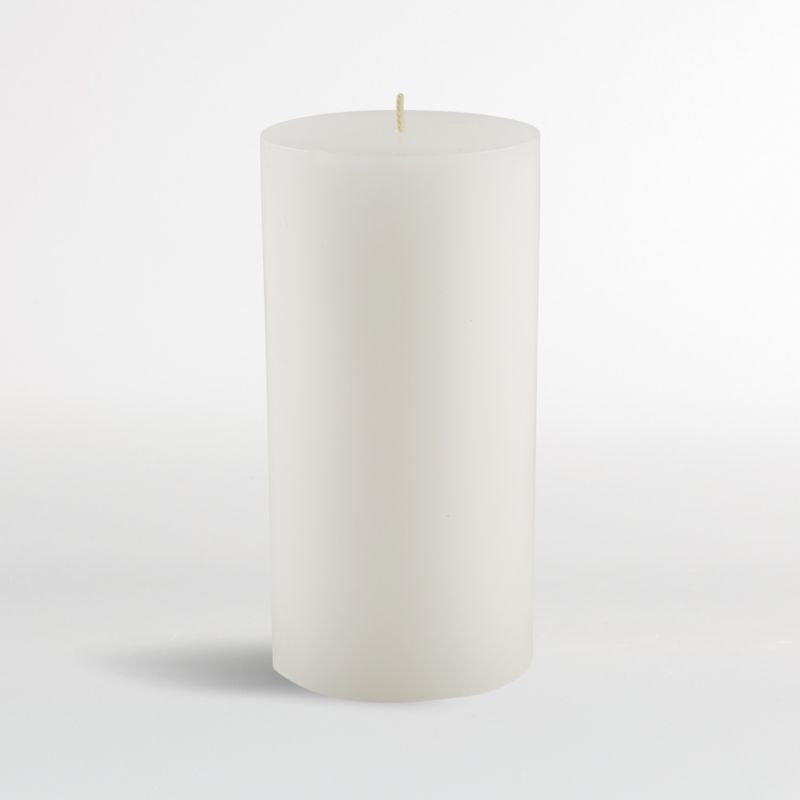 3"x6" White Pillar Candle + Reviews | Crate & Barrel | Crate & Barrel