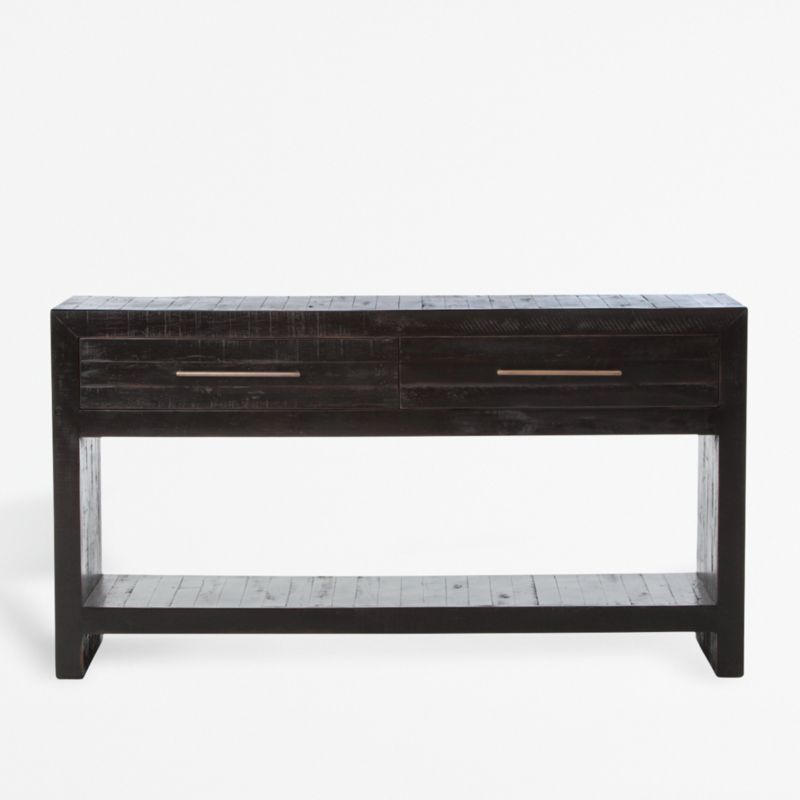 Theo Console Table + Reviews | Crate & Barrel | Crate & Barrel