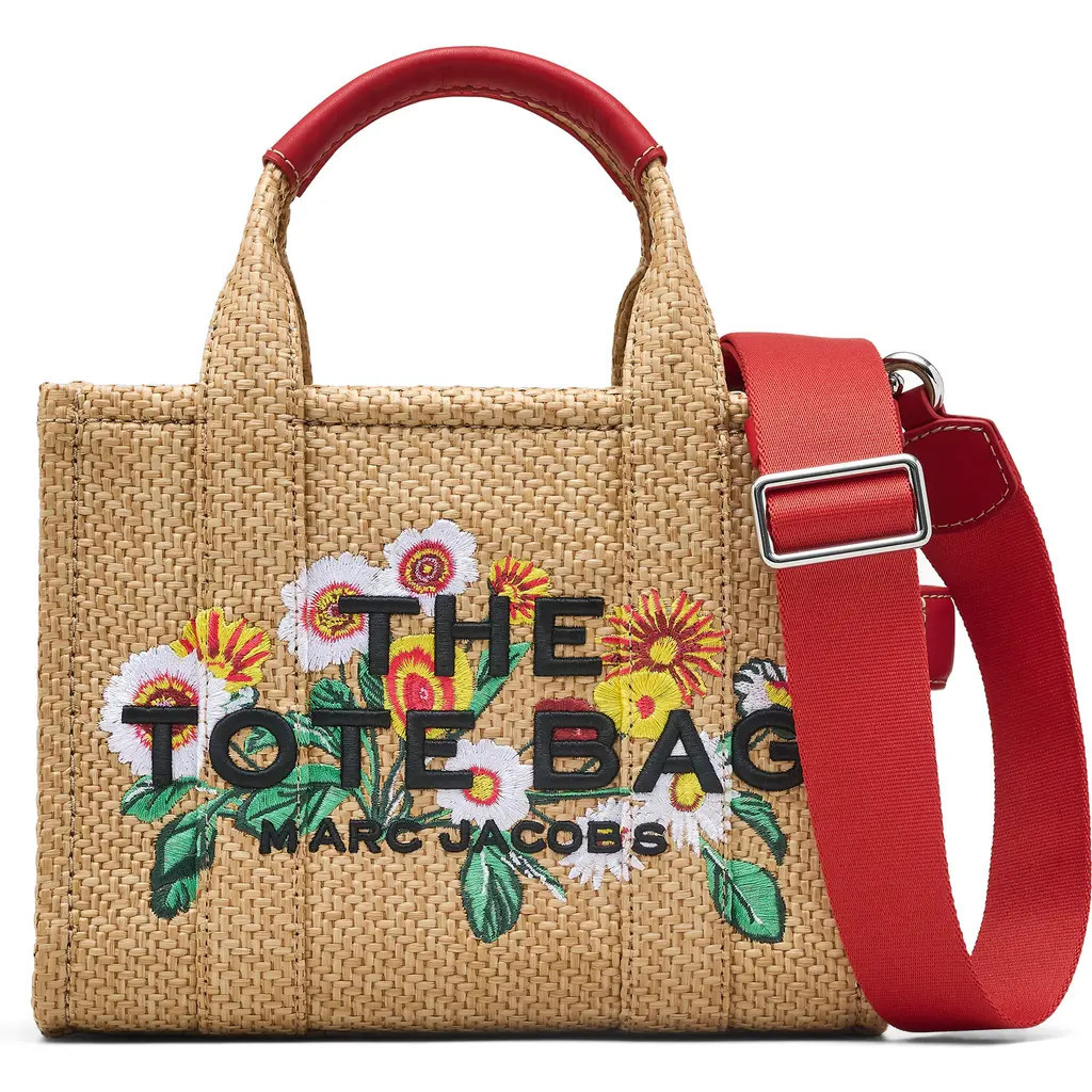 Marc Jacobs The Small Faux Raffia Tote in Natural at Nordstrom | Nordstrom