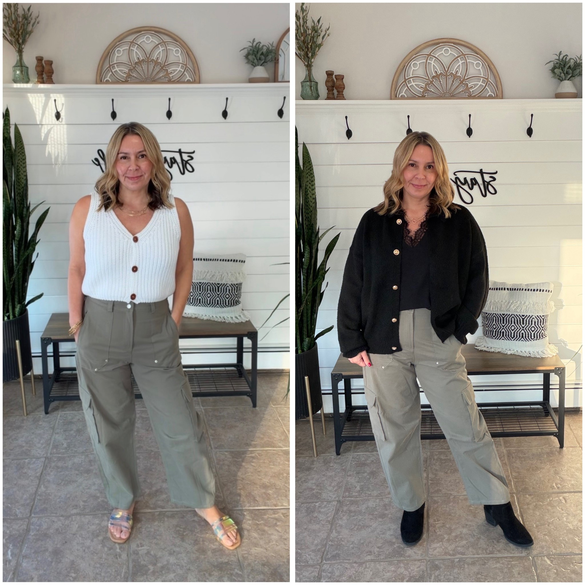 These cargo pants are 40% off and will take you from winter to summer. They’re currently 40% off and have an elastic waist 🙌🏼

#LTKMidsize #LTKOver40 #LTKSaleAlert