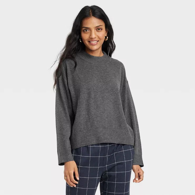 Women's Fine Gauge Crewneck Sweater - A New Day™ | Target