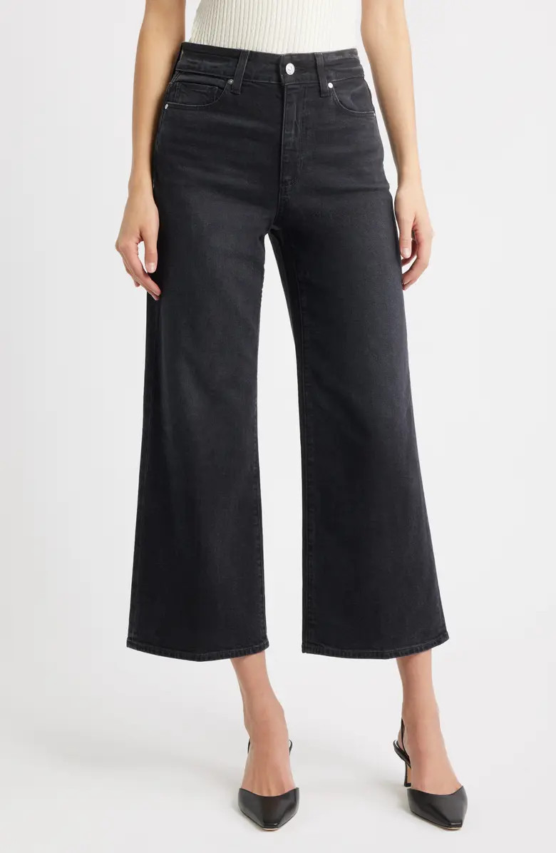 Anessa High Waist Ankle Wide Leg Jeans | Nordstrom
