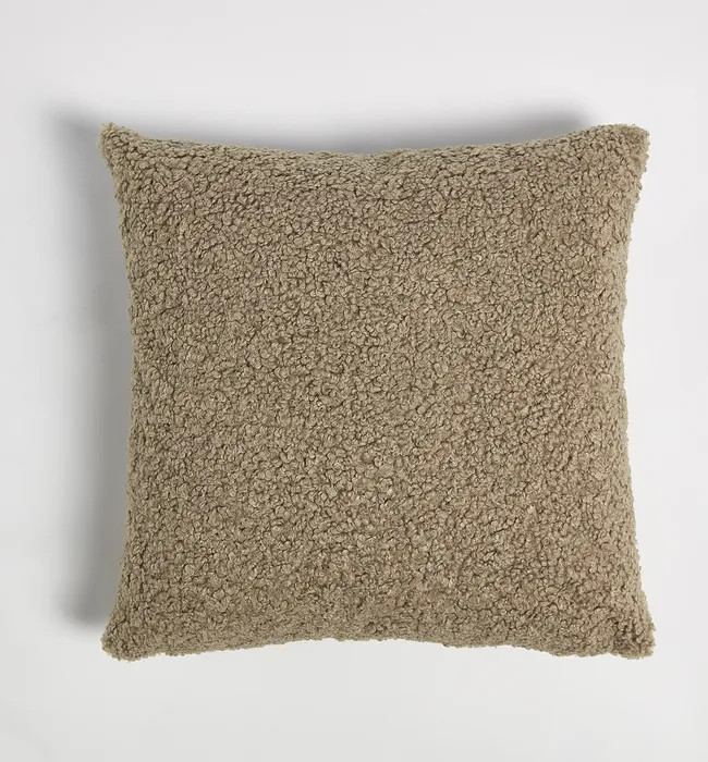 ïn home Faux Sheep Skin Cushion - Light Brown - 50x50cm | Coggles (Global)