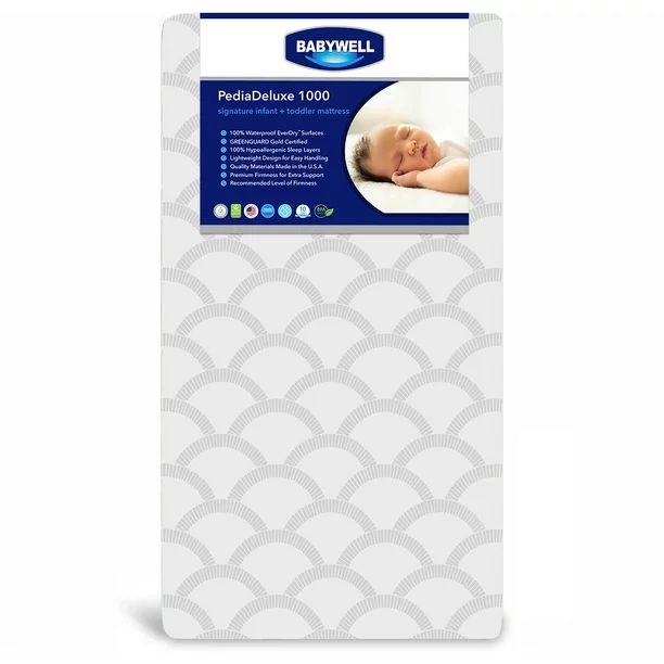 Babywell PediaDeluxe 1000 Crib & Toddler Mattress, Waterproof, Extra Firm | Walmart (US)