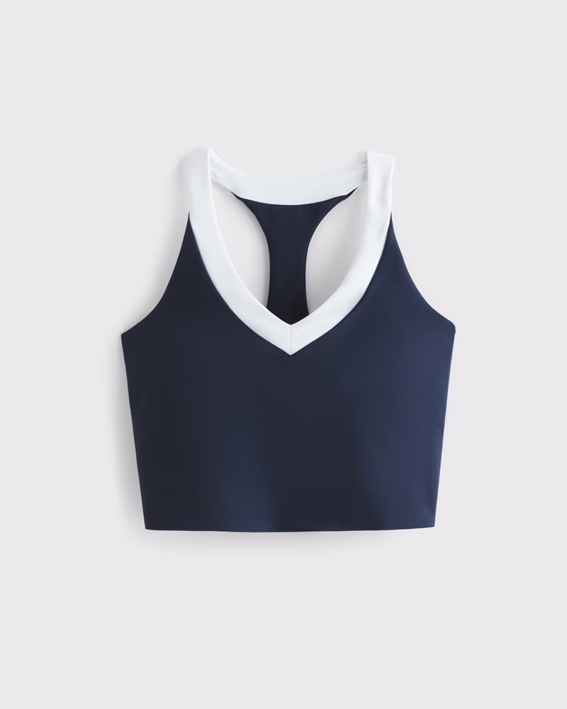 Women's YPB sculptLUX Racerback V-Neck Tank | Women's Active | Abercrombie.com | Abercrombie & Fitch (US)