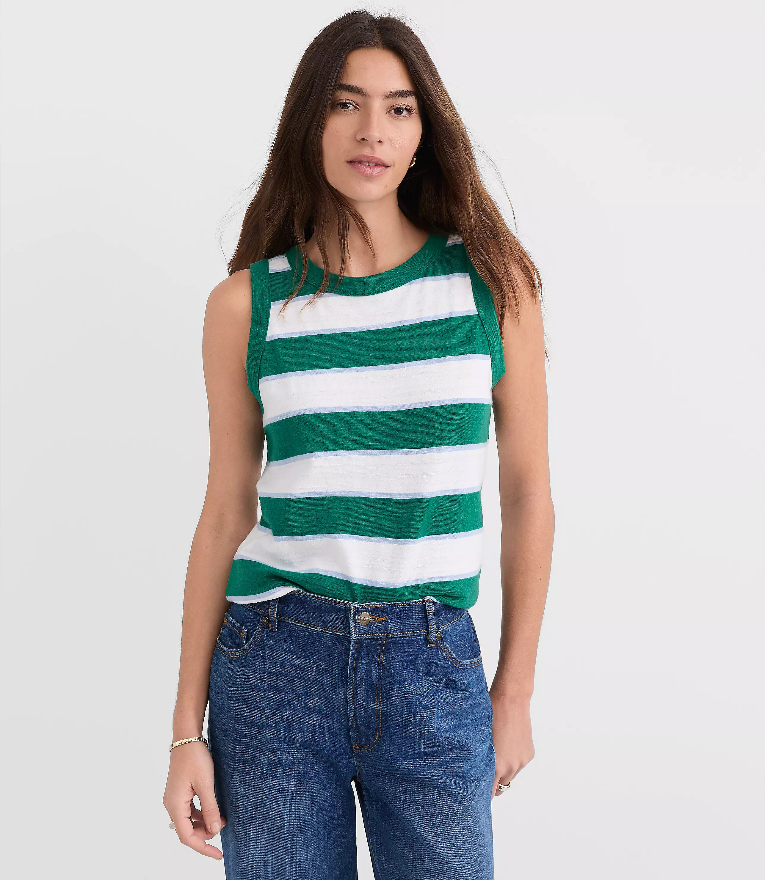 Striped Harbor Tank Top | LOFT