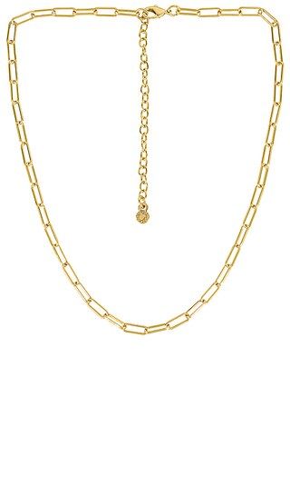 Small Hera Link Necklace in Gold | Revolve Clothing (Global)