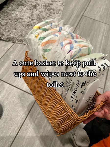 Keeping a cute basket full of pull-ups and wipes next to the toilet is so helpful!

#LTKkids #LTKbaby #LTKfamily