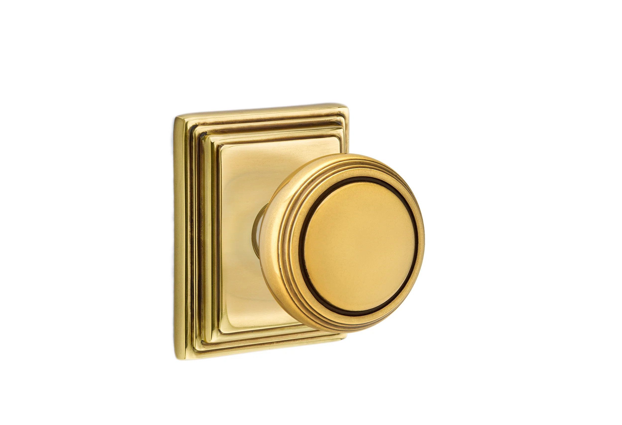Emtek Passage Knobset w/ Wilshire Rosette and Norwich Knob | Wayfair North America