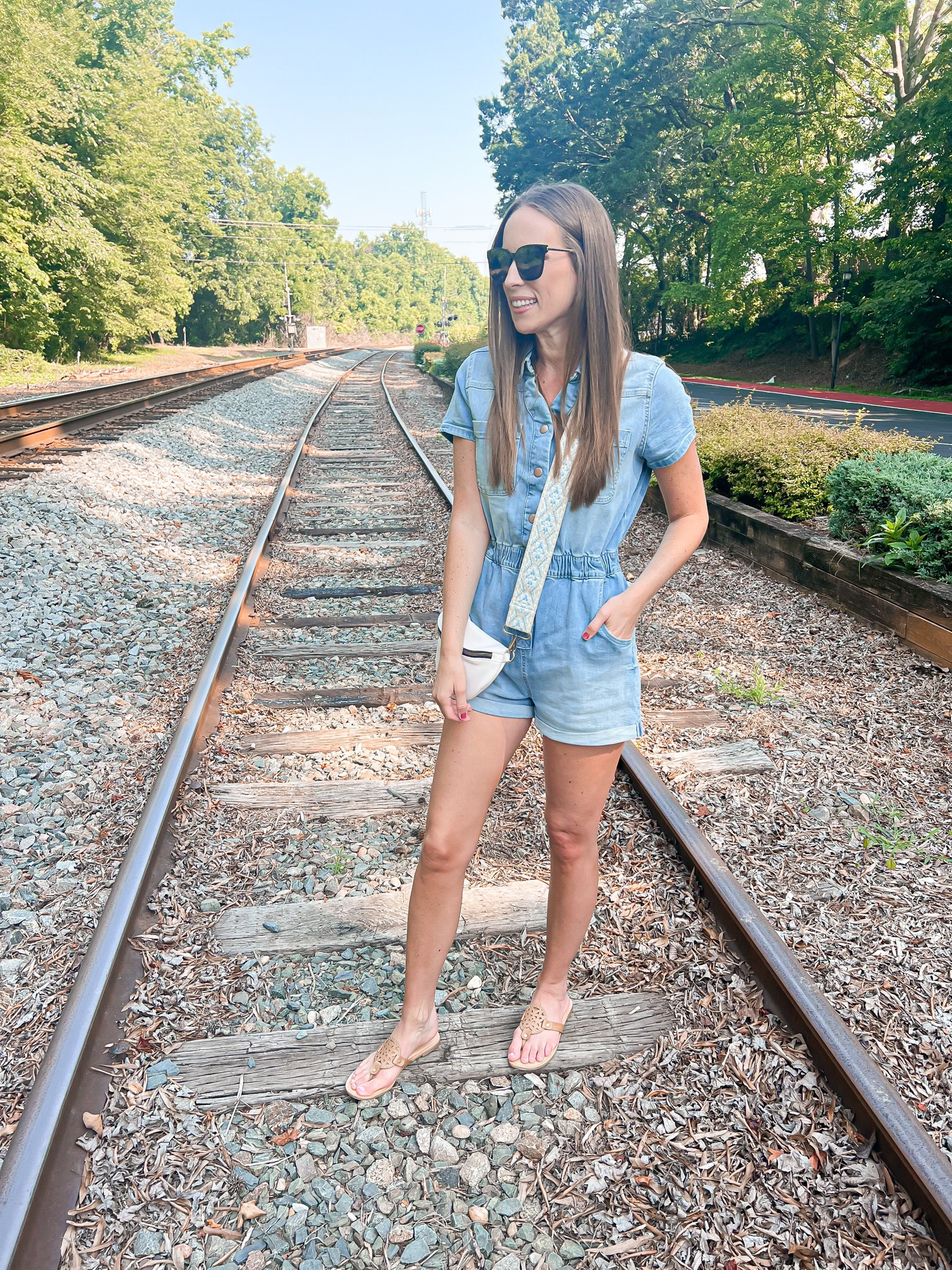 It’s romper season y’all 💙

This little romper from Walmart is too cute! I bought last summer and I’m so happy it’s back! There is also a floral version and a green option in the other style ☺️
Size small 
Shoes 7.5 TTS

Walmart fashion, romper, boiler suit, Fanny pack, belt bag, sandals, dolce vita, weekend outfit, amazon fashion, amazon must have, Walmart finds, affordable fashion, old navy, sunglasses, vacation outfit 

#LTKxPrimeDay #LTKtravel #LTKstyletip