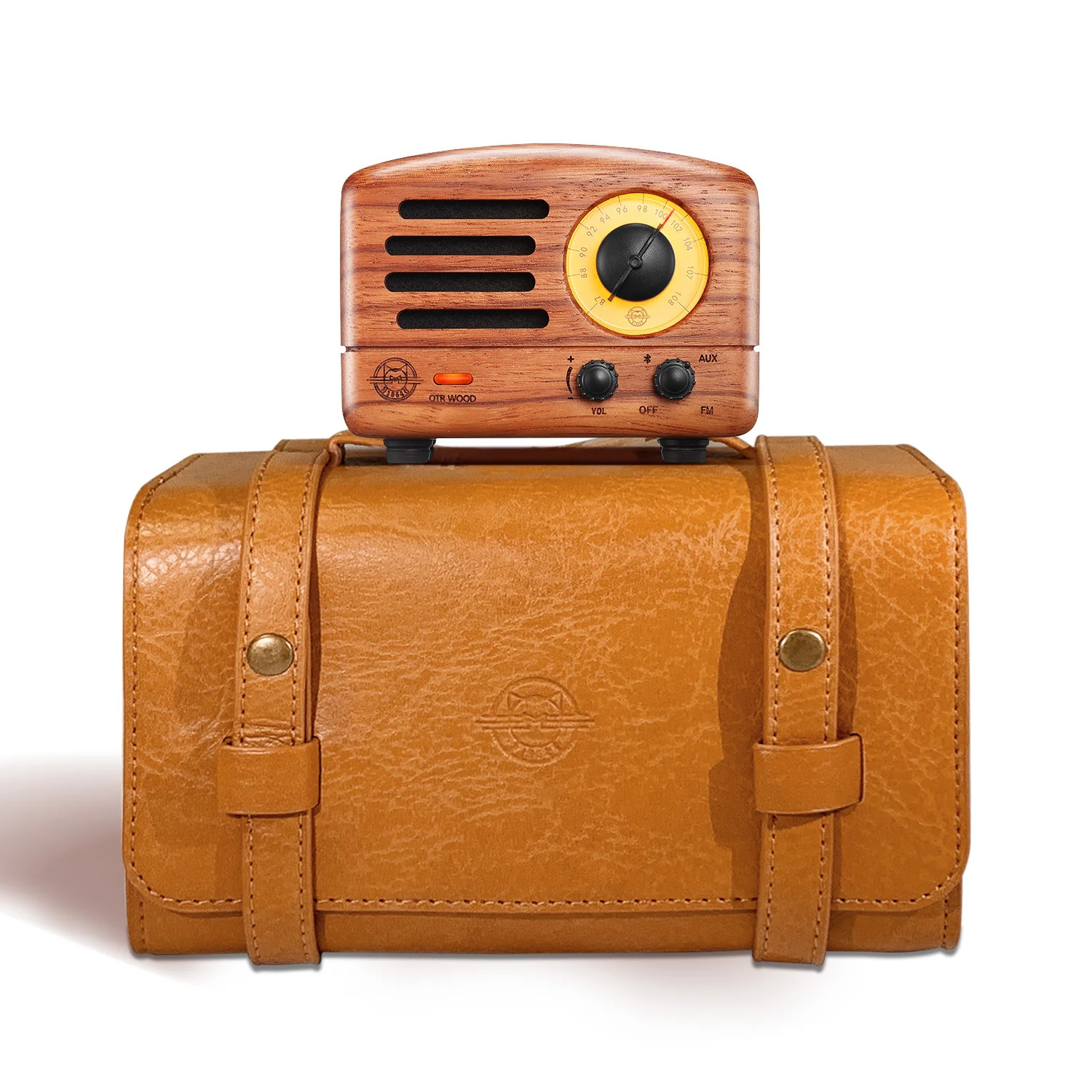 MUZEN OTR Portable Retro FM Radio Bluetooth Speaker-Rosewood | MUZEN AUDIO INC