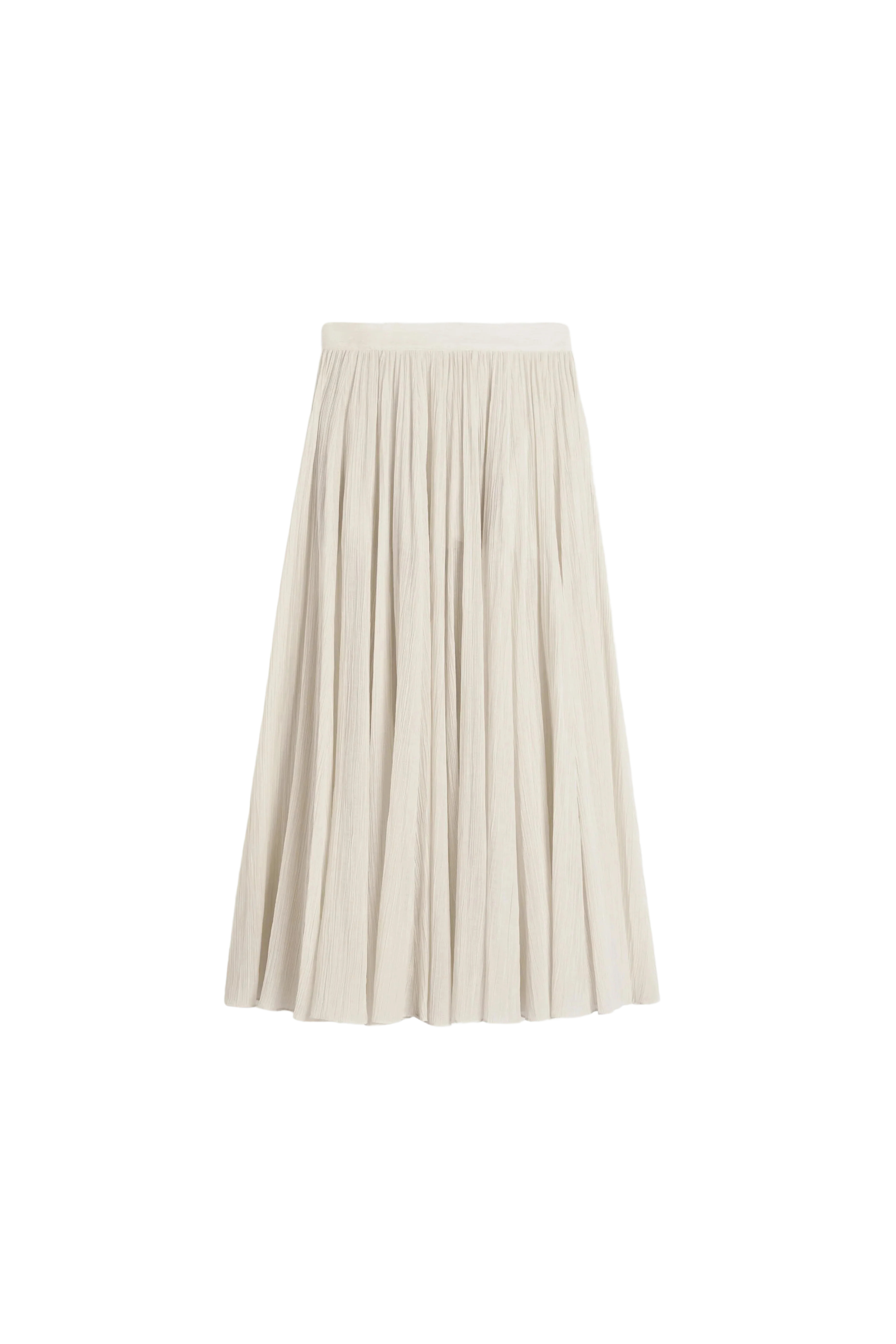 Crinkled Plissé Skirt | MODISTE