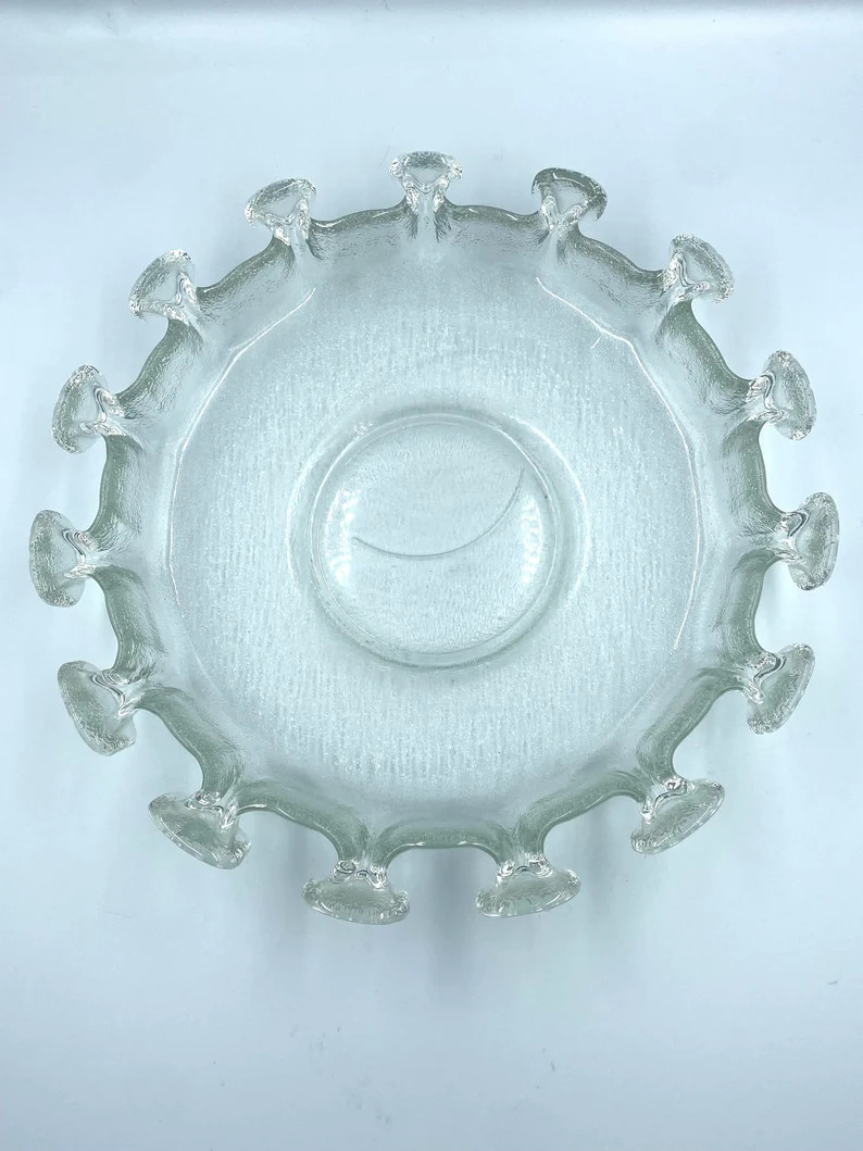 HUMPPILA Finland ‘splash’ Design Glass Centrepiece C1970s - Etsy | Etsy (US)