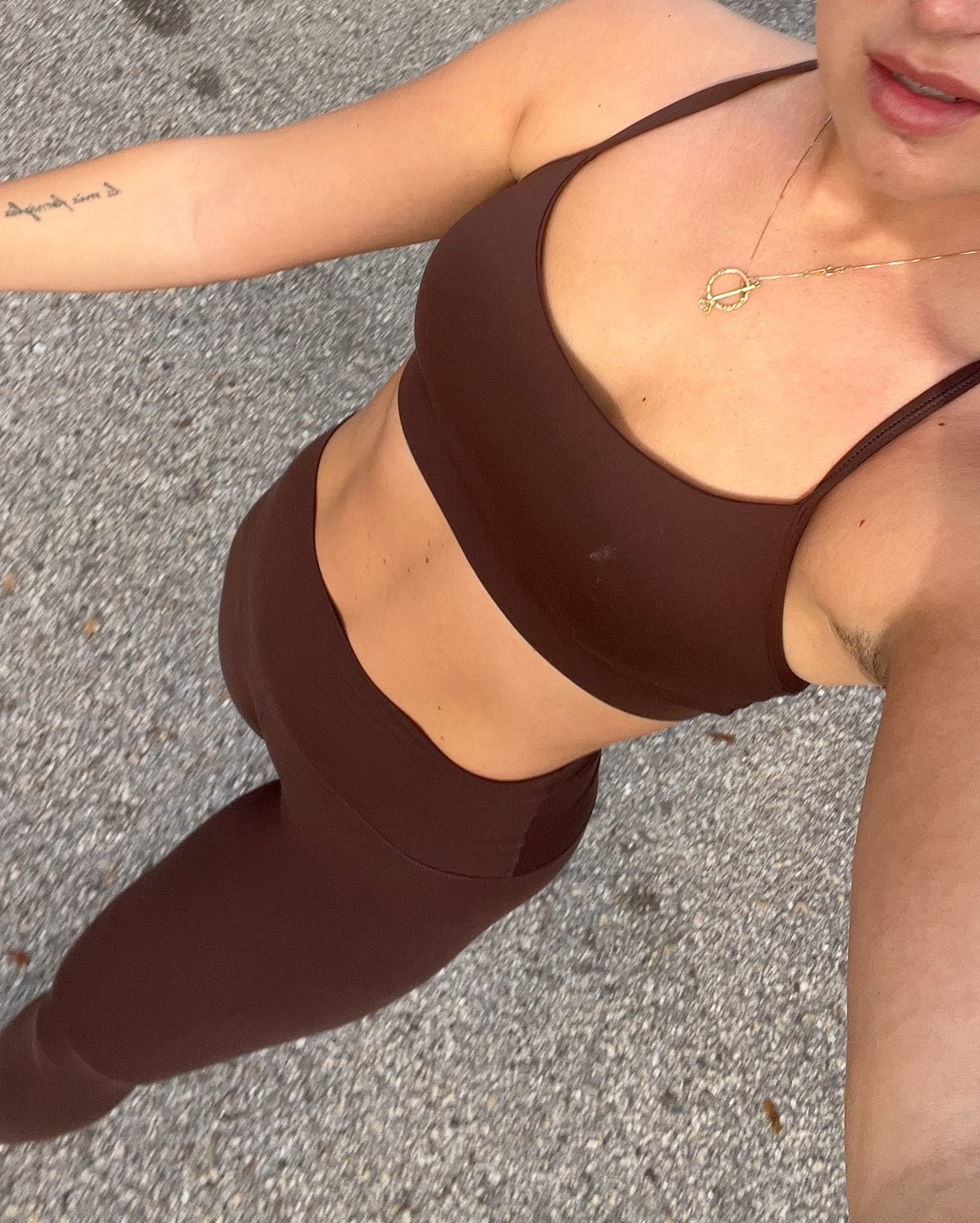 another amazon workout set for the win!! 

lululemon dupe, athletic wear, active wear, brown workout set

#LTKActive #LTKMostLoved #LTKFindsUnder50