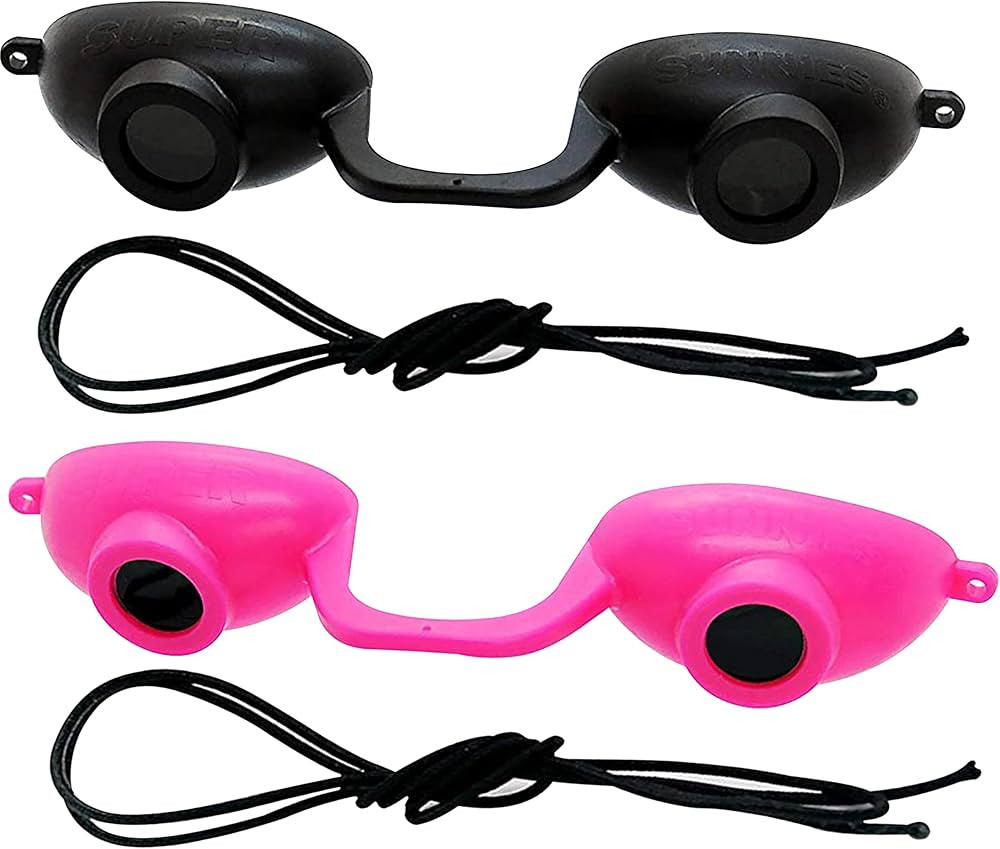 Super Sunnies Evo Flex Soft Tanning Bed Goggles 2 Pack (Assorted) | Amazon (US)